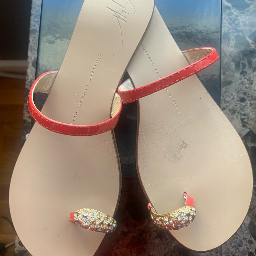 GIUSEPPE ZANOTTI Crystal-Embellish Toe-Ring Sandal - Picture 3 of 5
